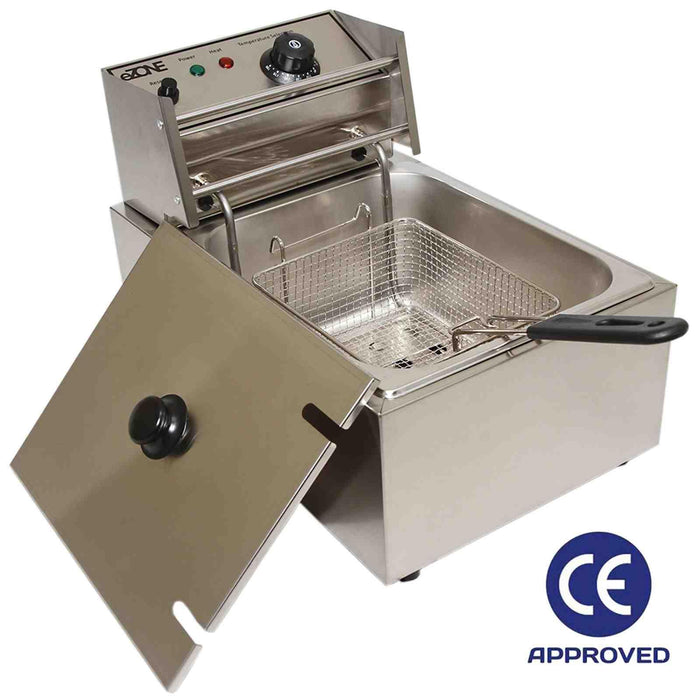 Frying Basket Commercial Deep Fat Fryer Chip Fish Takeaway 210x180x110mm