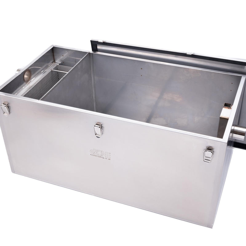 Commercial Grease Trap 156 Litre Catering Waste Fat Oil Filter Stainless Steel