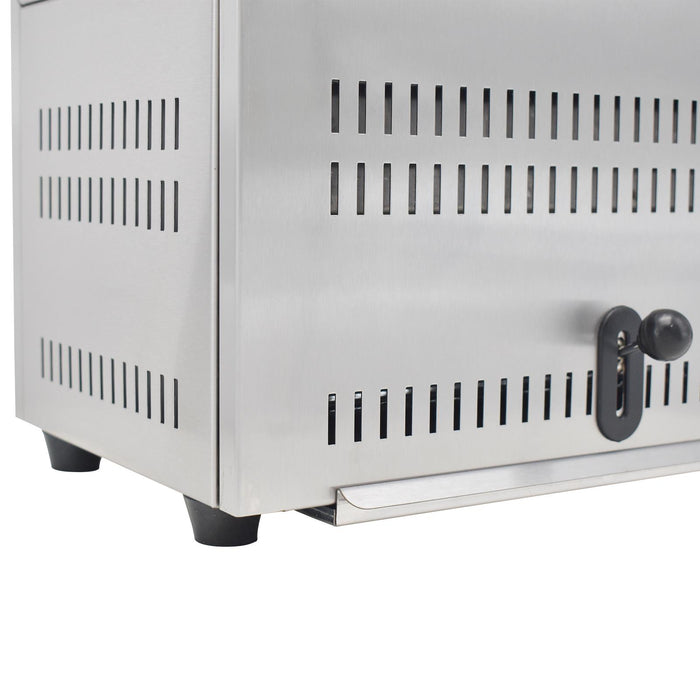 eZone Commercial 6-Slice Toaster FY-6S Fast Browning 3.0kW 230V Stainless Steel