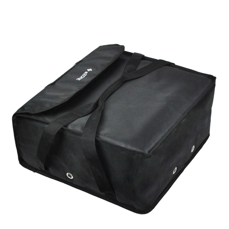 Pizza Delivery Bag 18x18x8.5" Fully Insulated Heavy Duty Quality Black