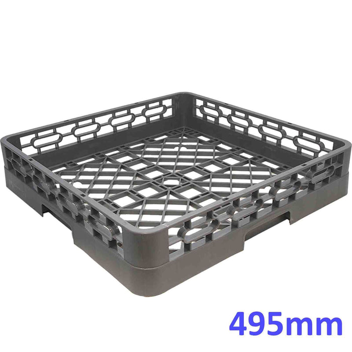Commercial Kitchen Dishwasher Rack Open Basket Tray Cutlery Cup Glass 495x495mm