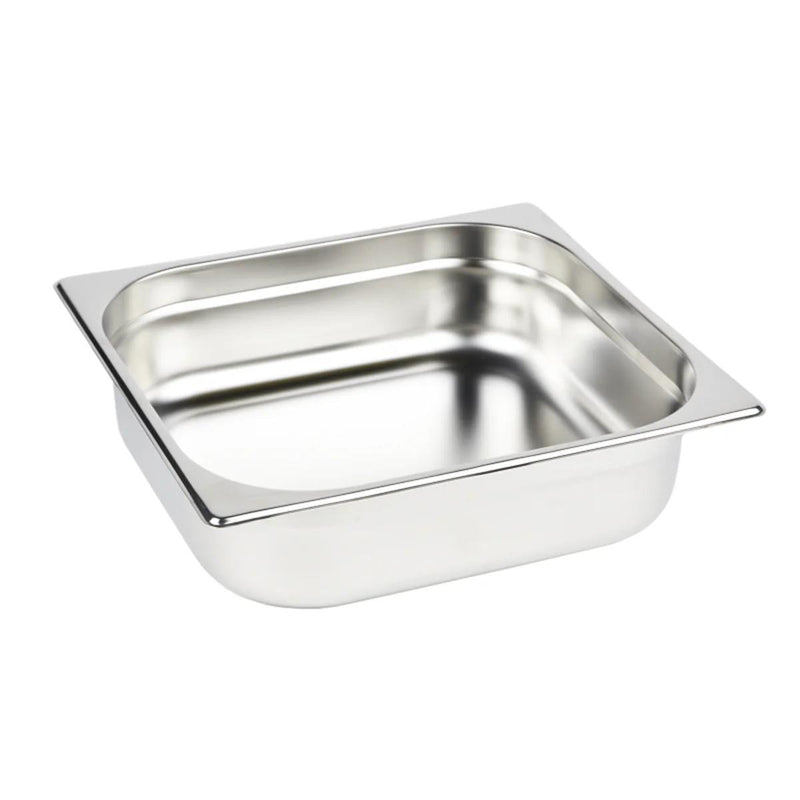 Stainless Steel 2/3 Gastronorm Pan 100mm deep Tray Food Container