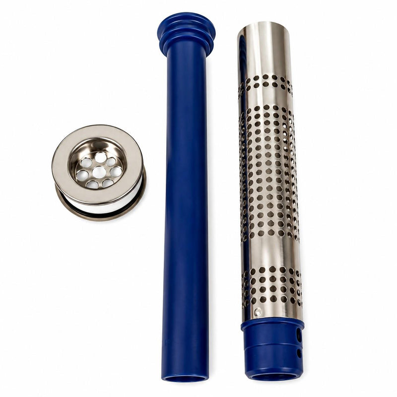 Commercial Catering Kitchen Sink Waste Strainer/Standpipe Plug 250mm with Outlet