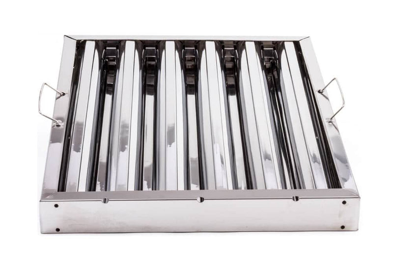 Canopy Grease Baffle Filter Stainless Steel Kitchen Extraction Hood 495x395mm