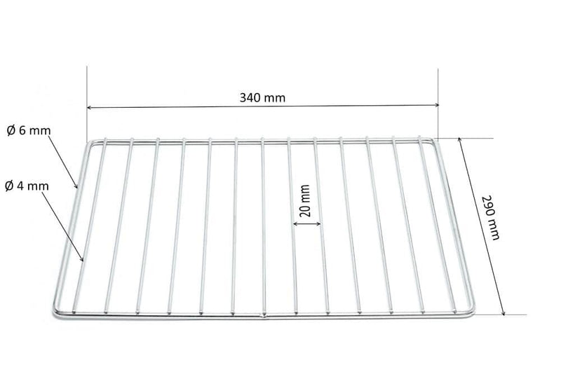 Basket Tank Support Rack for IMPERIAL IFS40 Gas Fryer(340X290)mm Stainless Steel