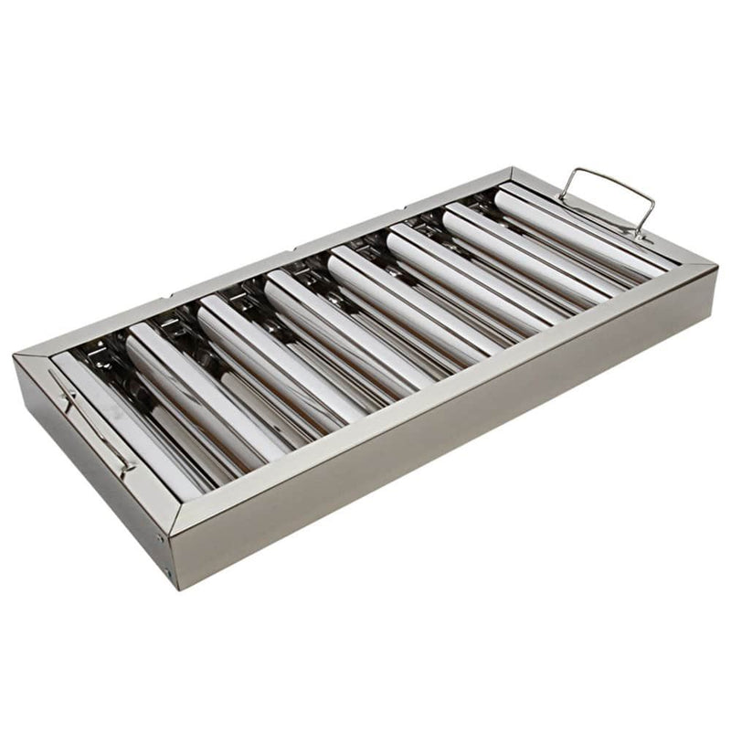 Canopy Grease Baffle Filter Stainless Steel Kitchen Extraction Hood 495x245mm