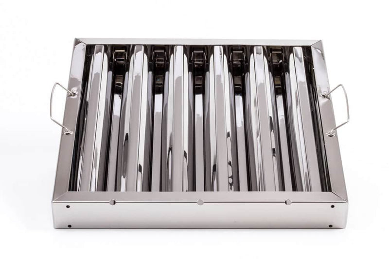 Canopy Grease Baffle Filter Stainless Steel Kitchen Extraction Hood 395x395mm