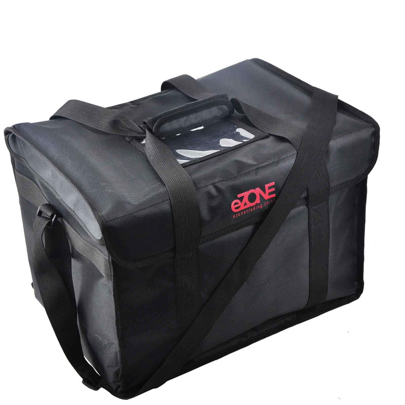 Insulated Food Delivery Bag 14x10x12” Black Takeaway Kebab Indian Pizza Chinese