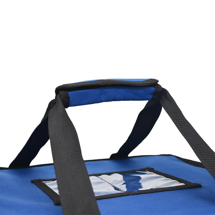 eZone Heavy Duty Insulated Pizza Food Delivery Bag Hot Cold Divider Zipper