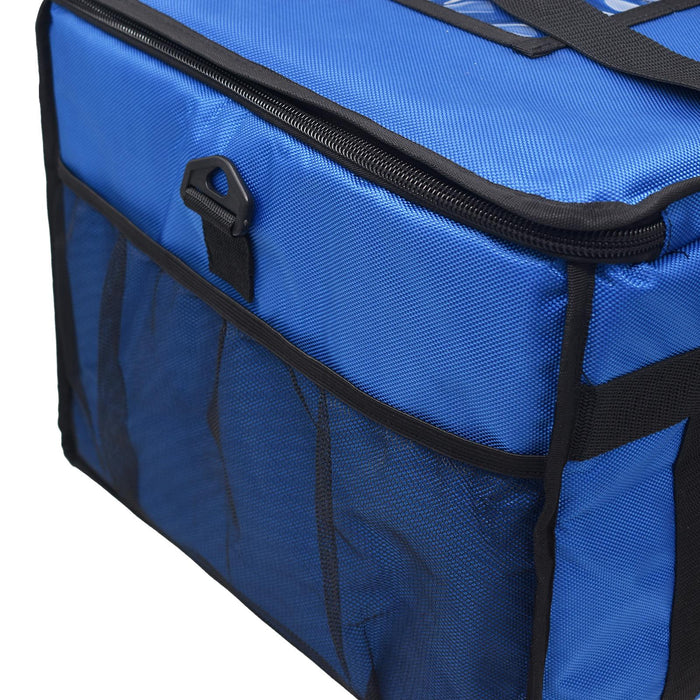 eZone Heavy Duty Insulated Pizza Food Delivery Bag Hot Cold Divider Zipper