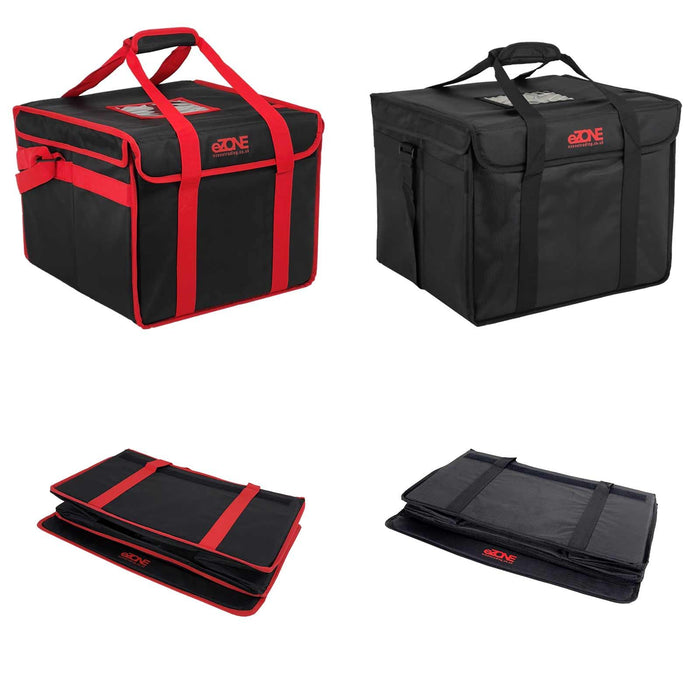 Heavy Duty Food Delivery Bag Fitted Insert Insulated Takeaway Pizza Kebab Indian