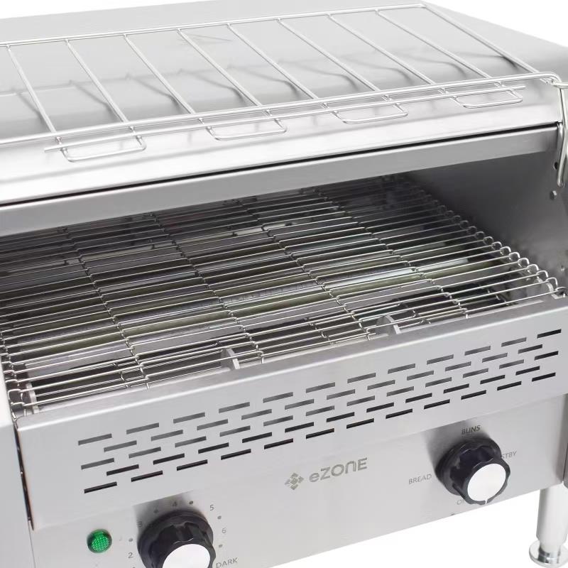 eZone Commercial Conveyor Toaster 450 Slices/Hour 2.6kW 230V
