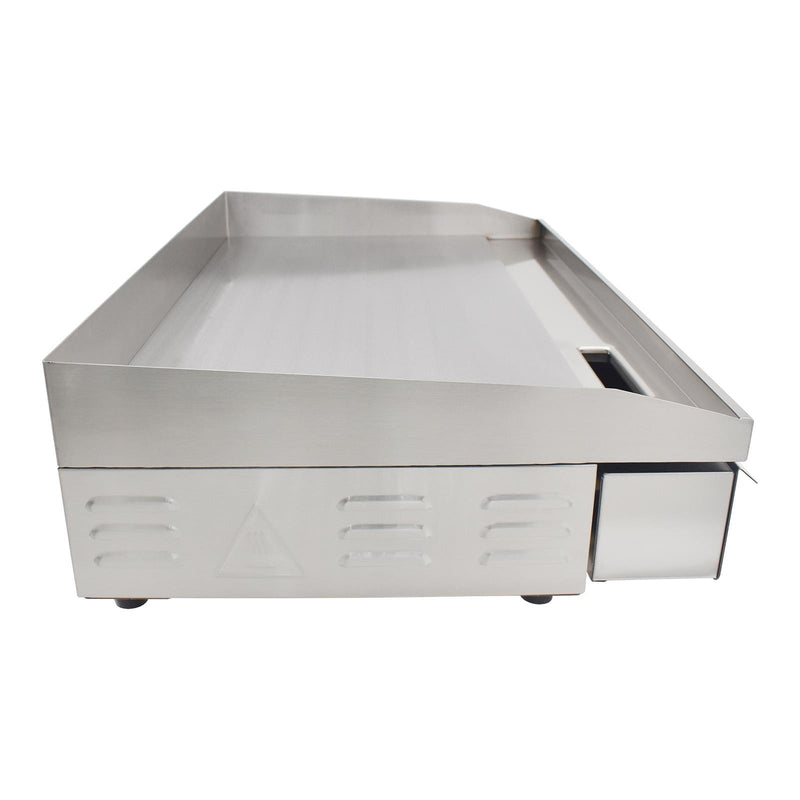EZone Gastro-Elektrogrill Dual Zone 70 Cm – 2x 2,5 KW, Chrom, 230V, Edelstahl EZ01458