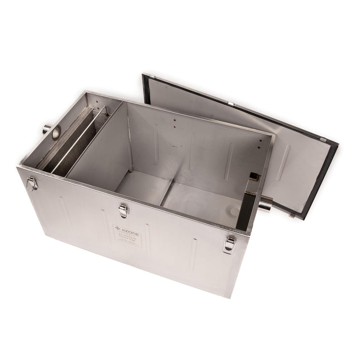 Commercial Grease Trap 136 Litre Catering Waste Fat Oil Filter Stainless Steel