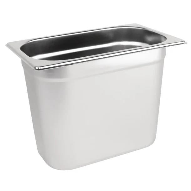 Stainless Steel 1/4 Gastronorm Pan/Tray 200mm Deep Food GN Container