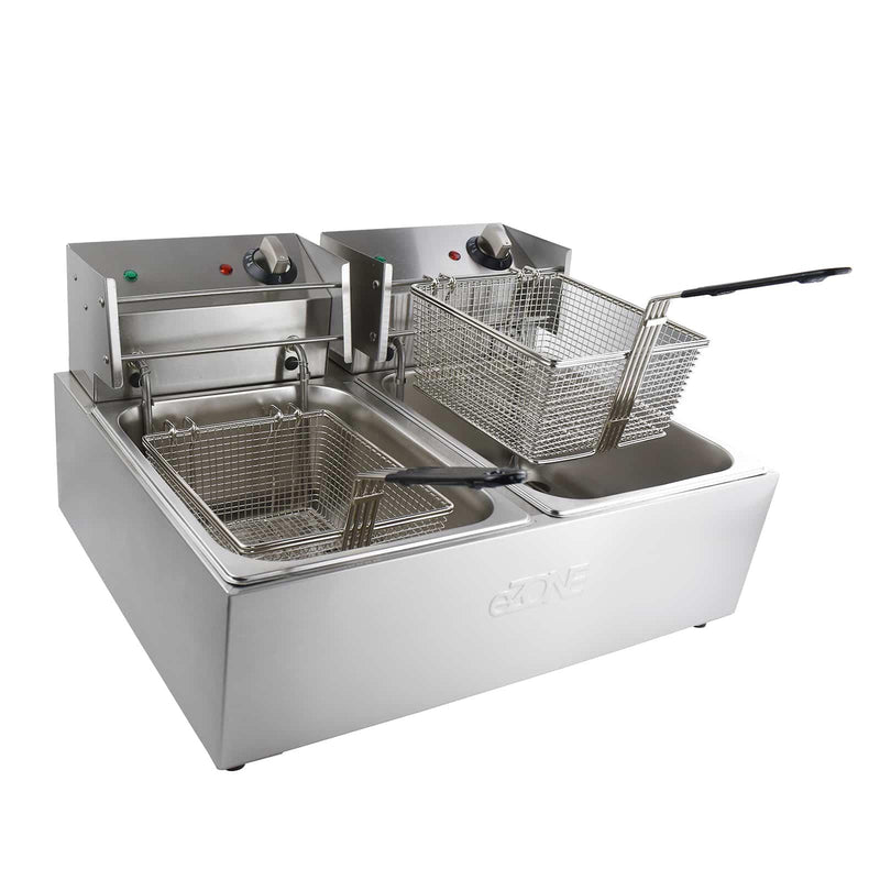 eZone Frying Basket for Lincat Buffalo Commercial Deep Fat Fryer 220x200x110mm