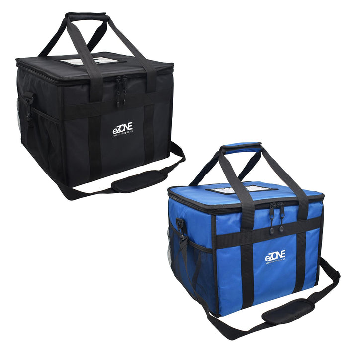 eZone Heavy Duty Insulated Pizza Food Delivery Bag Hot Cold Divider Zipper