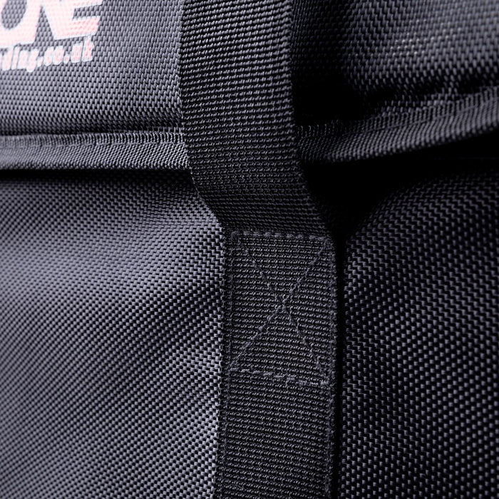 Food Delivery Bag Built-in Insert Folding Insulated 17x15x14” Takeaway Pizza BLK