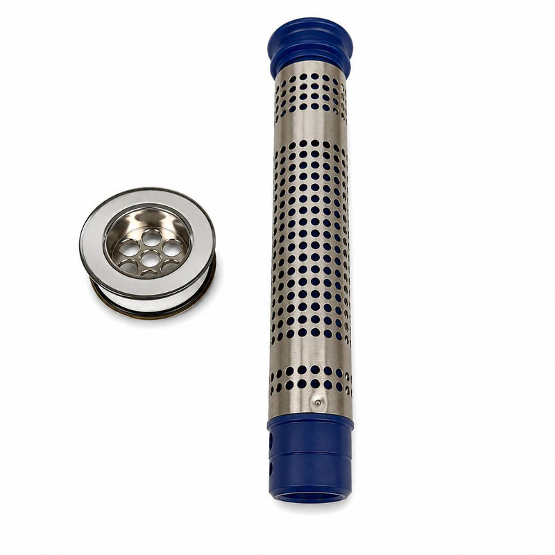 Commercial Catering Kitchen Sink Waste Strainer/Standpipe Plug 250mm with Outlet