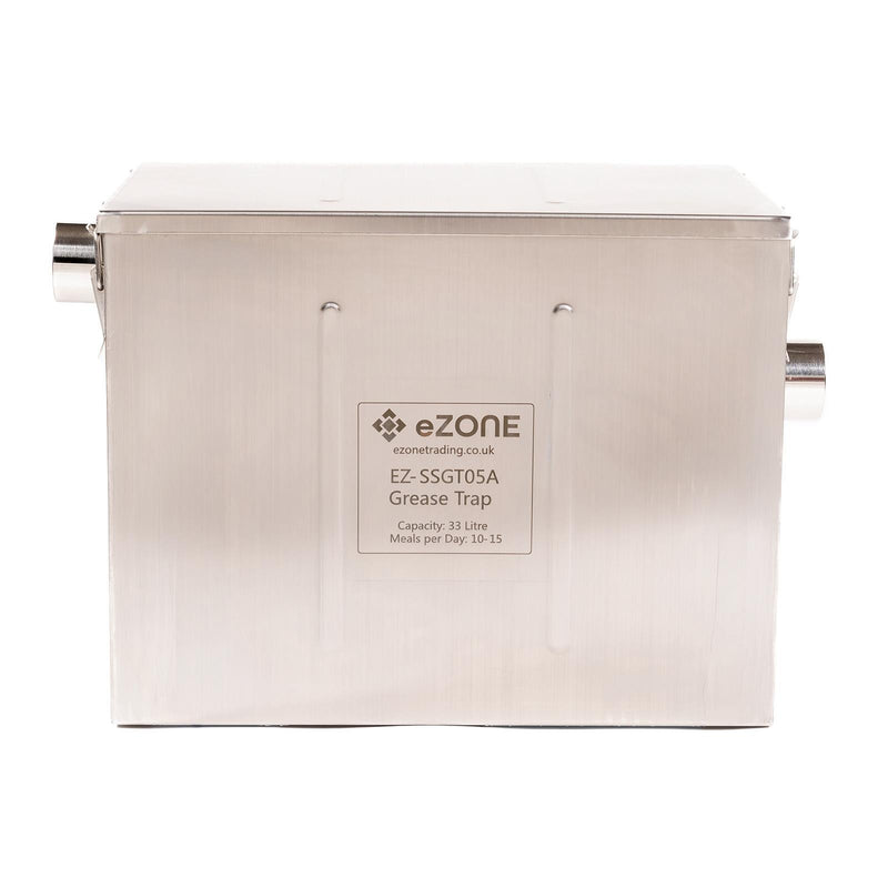 Commercial Grease Trap 33 Litre Catering Waste Fat Oil Filter Stainless Steel