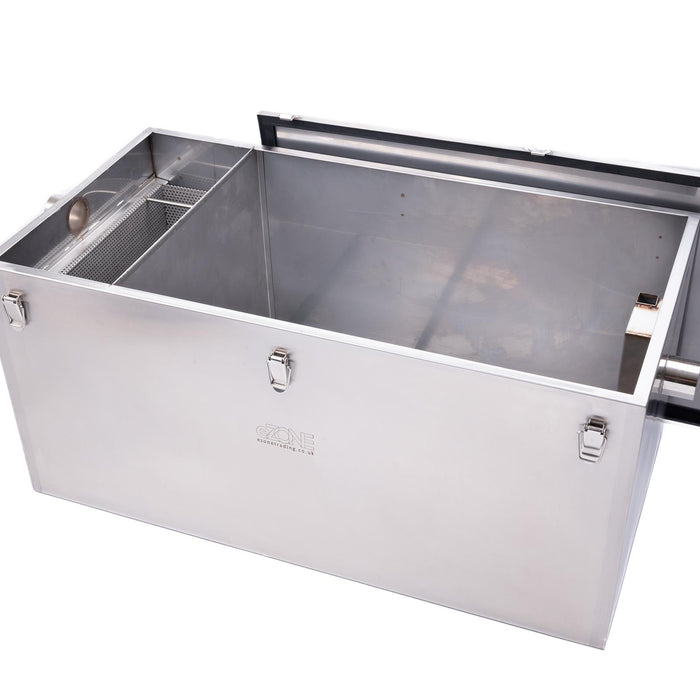 Commercial Grease Trap 156 Litre Catering Waste Fat Oil Filter Stainless Steel