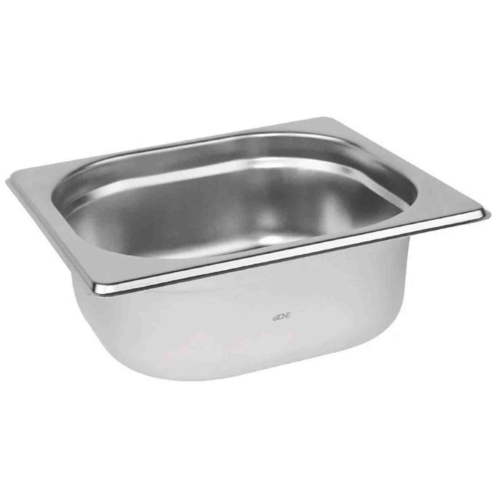 Gastronorm 1/6 Sixth Stainless Steel Bain Marie Food Container Pot Pan 65mm