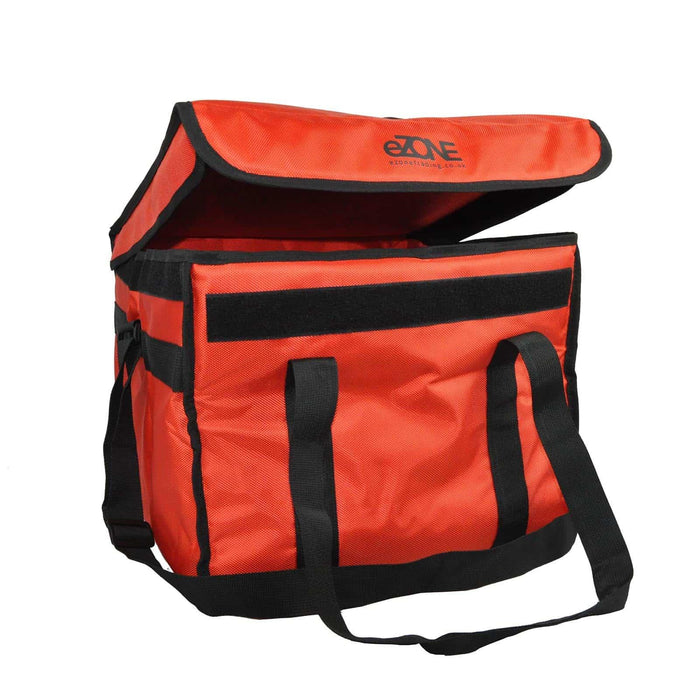 Food Delivery Bag 14x14x12” Insulated Red Takeaway Kebab Indian Pizza Chinese