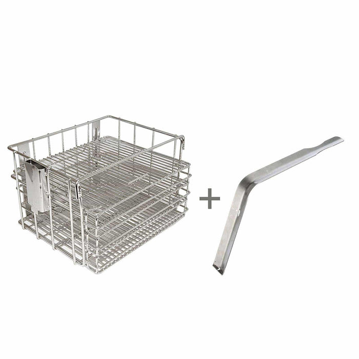 Henny Penny Gas Pressure Fryer Frying Basket with Handle Stainless Steel