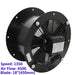 Industrial Cased Extractor Fan 18" Duct Commercial Ventilation +Speed Controller catering equipment