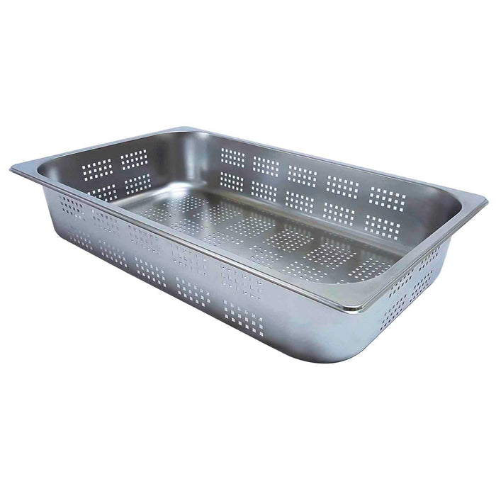 Perforated Gastronorm 1/1 100mm Pan Stainless Steel Combi Oven Steamer Tray Bain Marie