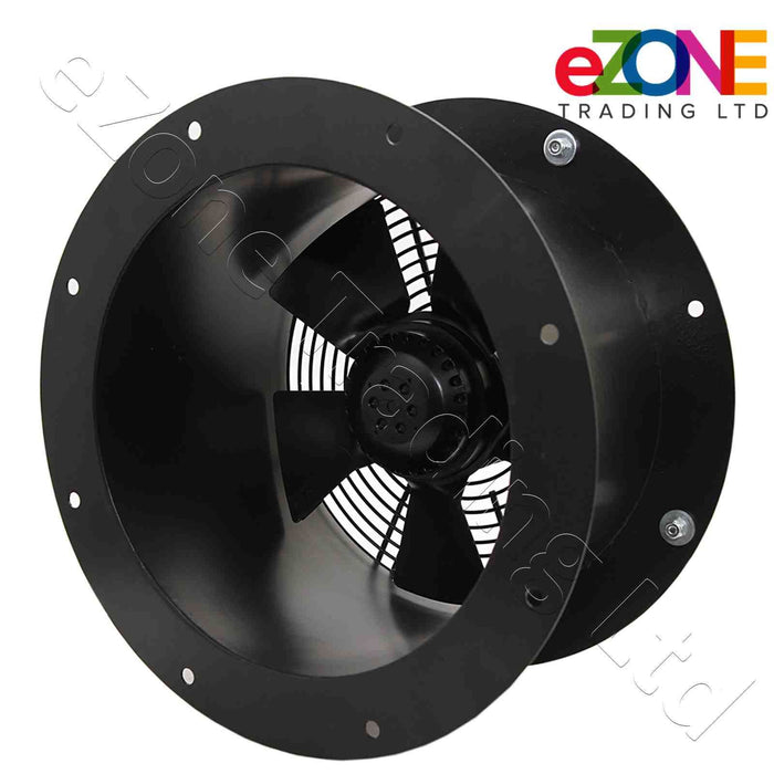 400mm Industrial Duct Fan Cased Axial Commercial Kitchen Canopy Extractor