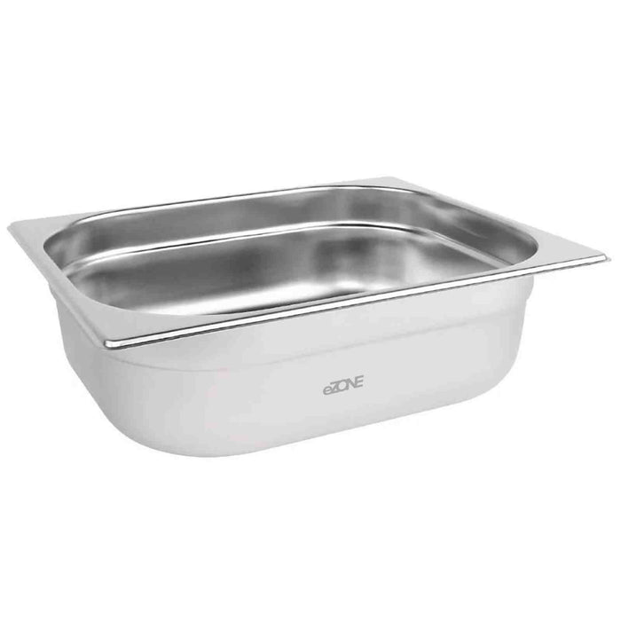 Gastronorm 1/2 Half Stainless Steel Bain Marie Food Container Pot Pan 100mm
