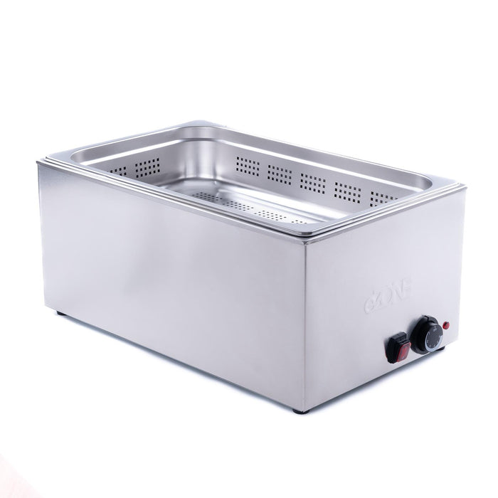 eZone Commercial Bain Marie with Gastronorm Perforated Pan Wet Heat Food Warmer catering equipment