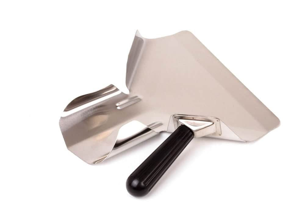 Heavy Duty Stainless Steel Catering Chip French Fry Bagger Scoop Right Handle
