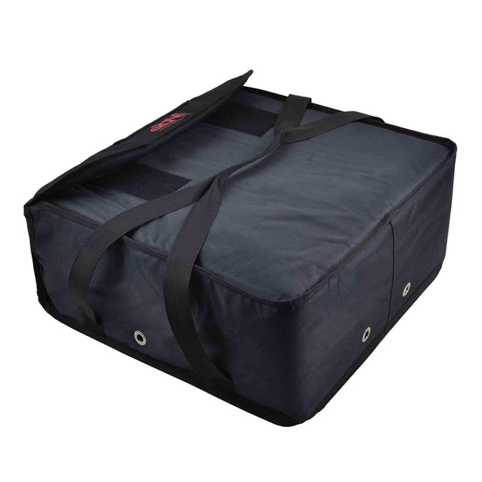 Pizza Delivery Bag 18x18x8.5" Fully Insulated Heavy Duty Quality Black