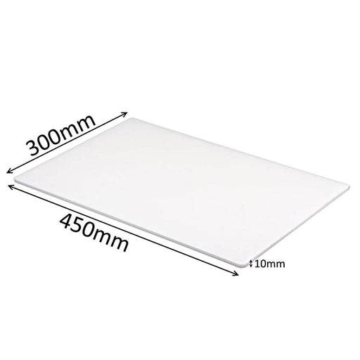 Professional Large Chopping Board Catering Food Prep Cutting Colour Coded WHITE
