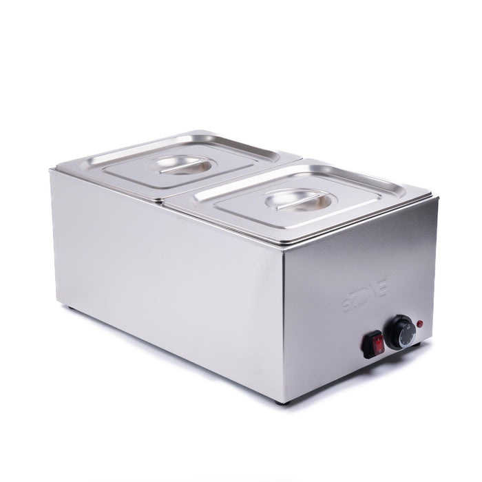 Zone Commercial Bain Marie with 2x Gastronorm Pan Catering Wet Heat Food Warmer