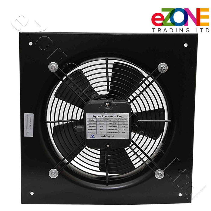 Industrial metal ventilation fan. 400mm Blade size in our Catering supplies collection