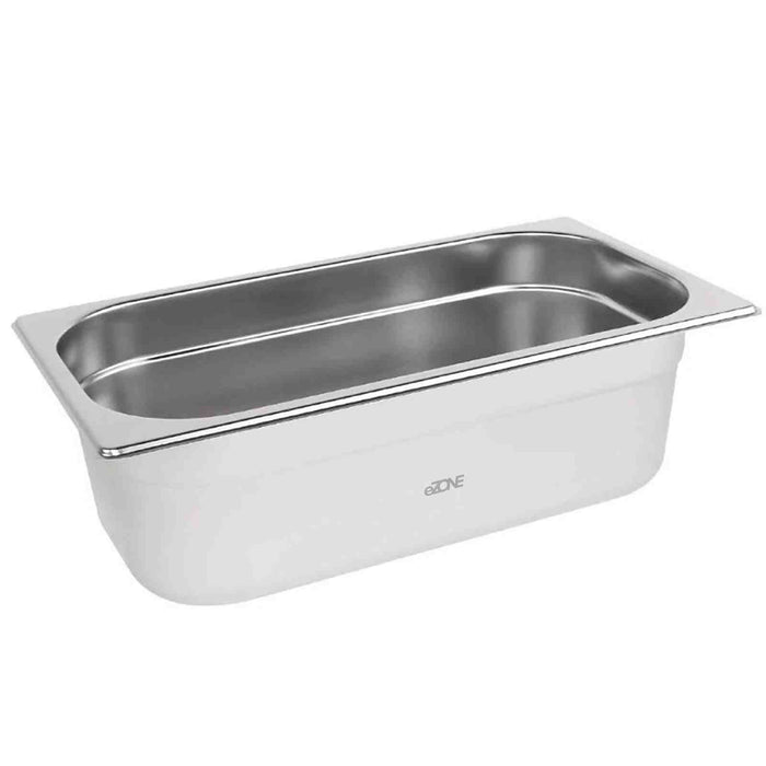 Gastronorm 1/3 Third Stainless Steel Bain Marie Food Container Pot Pan 100mm