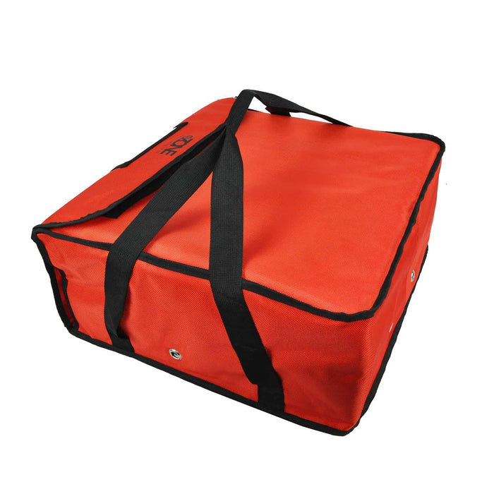 Heavy Duty Pizza Delivery Bag 4x16” Box Fully Insulated Waterproof Takeaway RED