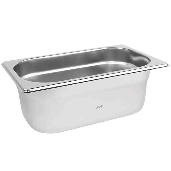 Gastronorm 1/4 Quarter Stainless Steel Bain Marie Food Container Pot Pan 100mm