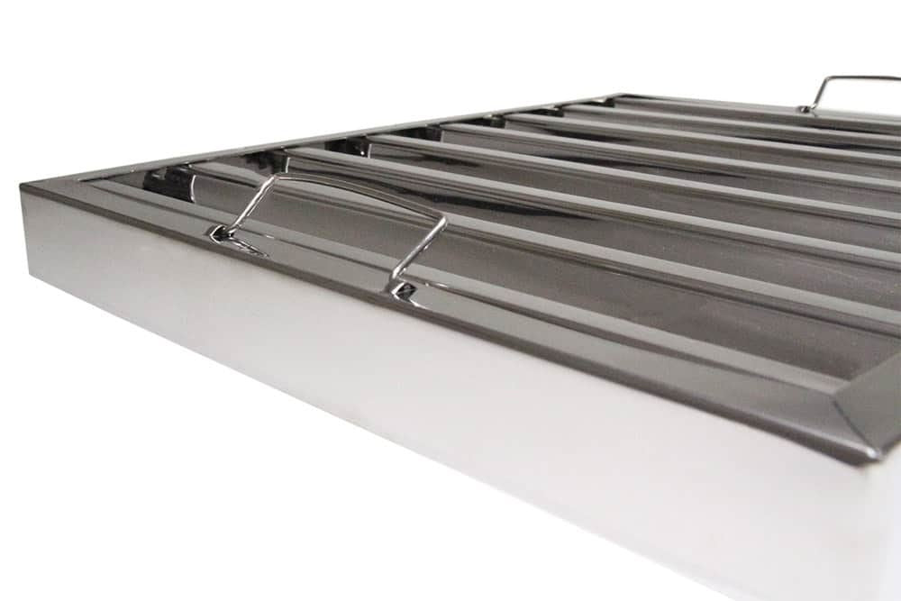 Stainless steel Canopy Extraction Baffle Grease Filter, Kitchen Extraction Hood 395x495mm