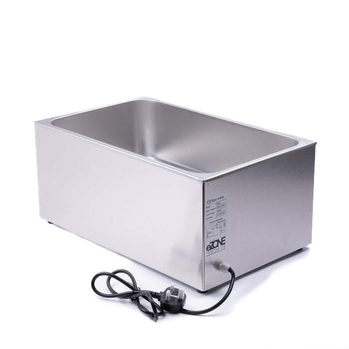 eZone Commercial Bain Marie 4x Gastronorm Pans 1/3 & 1/6 GN Catering Food Warmer catering equipment