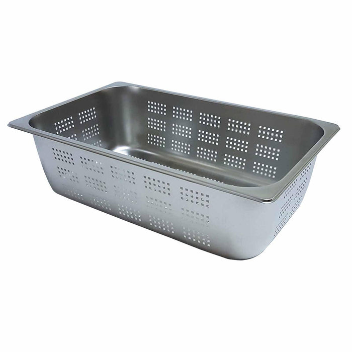 Perforated Gastronorm 1/1 150mm Pan Stainless Steel Combi Oven Steamer Tray Bain Marie