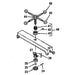 Cross Bar Spindle Assembly for HENNY PENNY Pressure Fryers COMPUTRON FASTRON